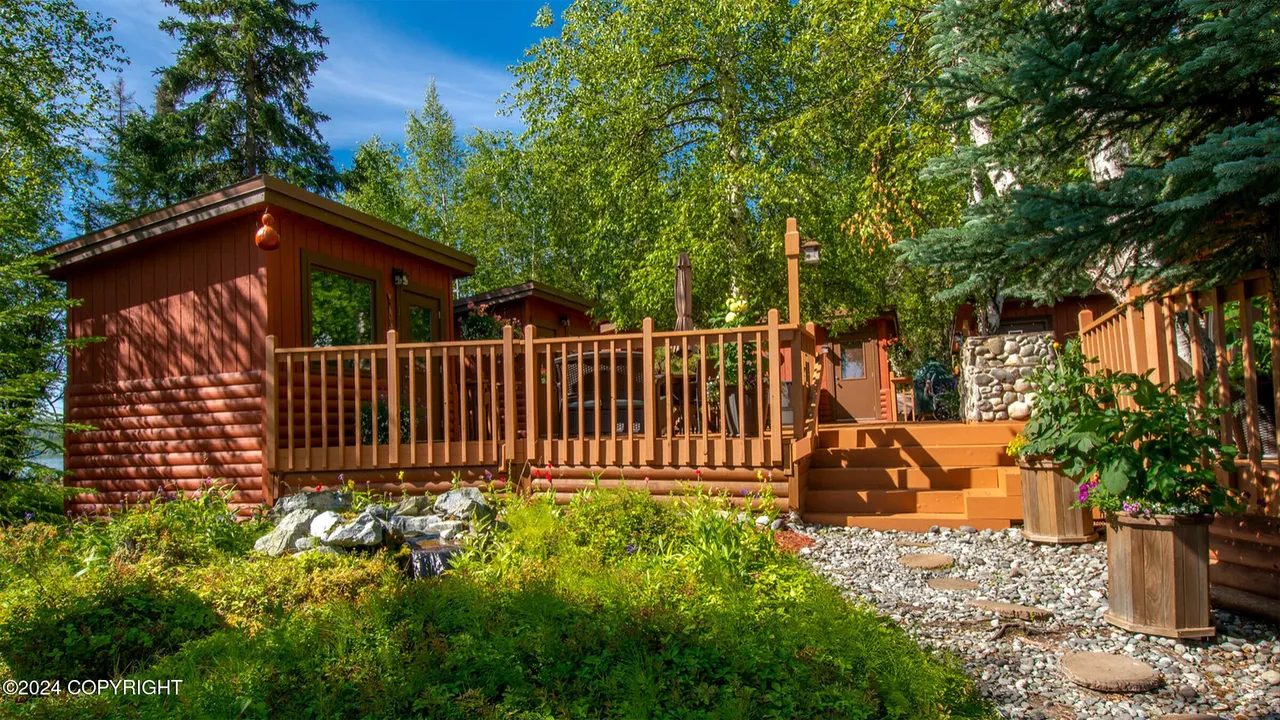 Back side of the deck